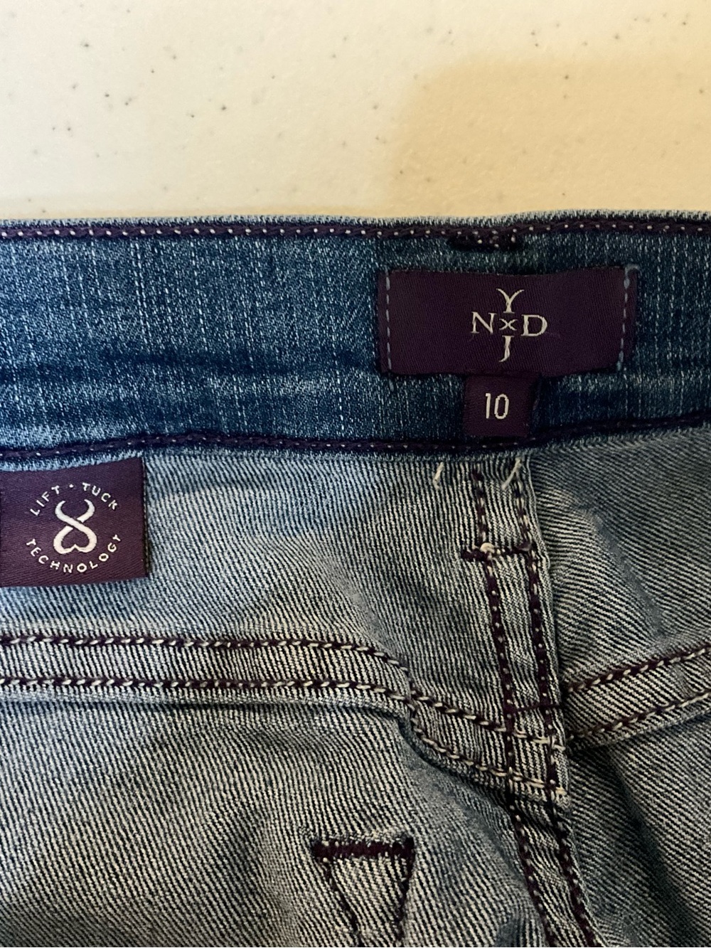 NYDJ Not Your Daughters Jeans Straight Leg Blue Denim - Picture 6 of 8